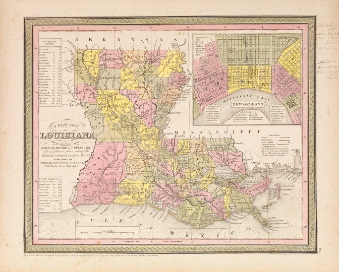 Appraisal: A New Map of Louisiana With its Canals Roads and