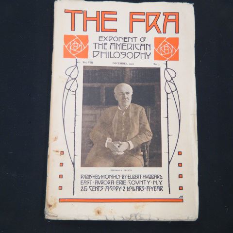 Appraisal: Roycroft The Fra Arts Crafts Magazinesdesigned by Dard Hunter 's