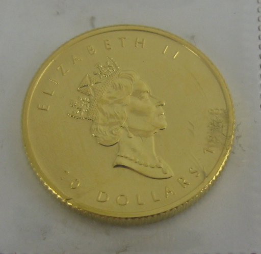 Appraisal: CANADIAN MAPLE LEAF GOLD COIN dollar denomination oz of fine