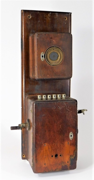 Appraisal: BLAKE TRANSMITTER TELEPHONE TWO BOX SET United States Late th