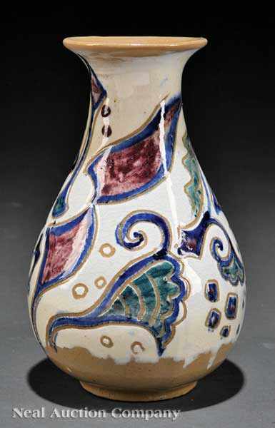 Appraisal: A Shearwater Pottery Vase c thrown by Peter Anderson decorated