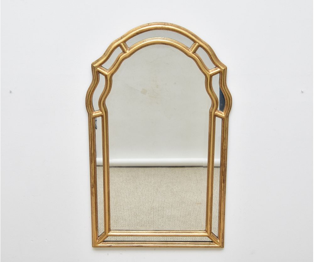 Appraisal: Friedman Brothers Mirror Friedman Brothers gilt and beveled glass mirror