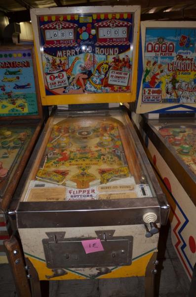 Appraisal: Gottlieb Merry Go Round Playfield Good Backglass Very good Cabinet