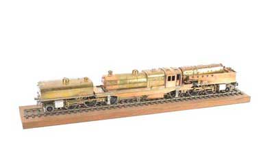 Appraisal: Scratchbuilt O Gauge - - - LMS Garratt unpowered this