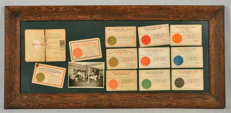 Appraisal: Grouping of Peter Huhn Documentation Licenses Peter Huhn was a