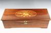 Appraisal: MUSIC BOX - Rosewood cased inlaid top multi-tune cylinder music