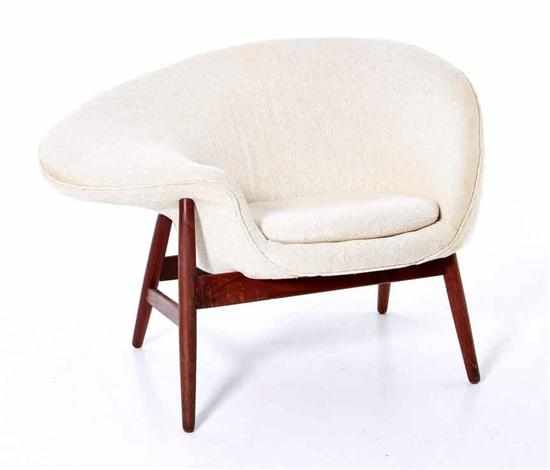 Appraisal: Hans Olsen 'The Fried Egg' teak easychair circa Danish Modern