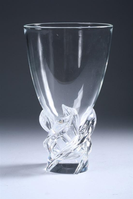 Appraisal: STEUBEN GLASS WHIRLPOOL VASE - in high