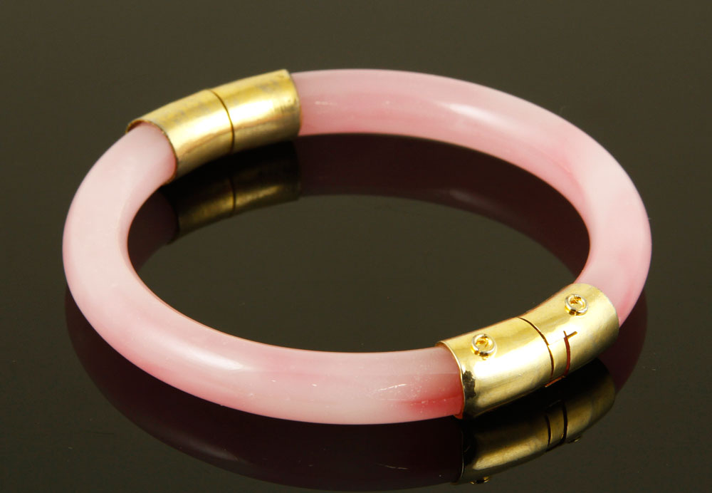 Appraisal: - Pink Quartz Bracelet Pink quartz bracelet Provenance From the