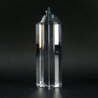 Appraisal: Jan Johansson Swedish b Orrefors Crystal Obelisk Signed Good condition