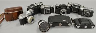 Appraisal: One box lot Zeiss camera lot including Contessa Super Ikonta