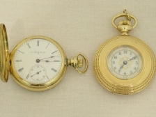 Appraisal: Gold Waltham Seaside OS J PS Crescent HC and Elgin