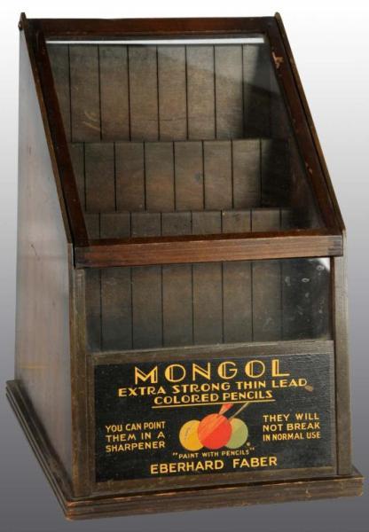 Appraisal: Mongol Pencil Display Case Description Circa s Condition Excellent Size