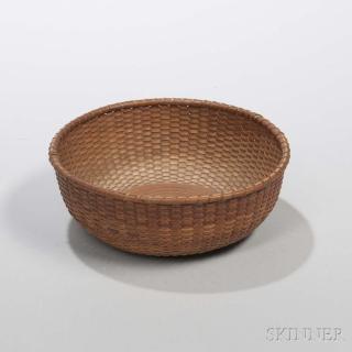 Appraisal: Nantucket Basket A J Sandsbury Nantucket Massachusetts late th century