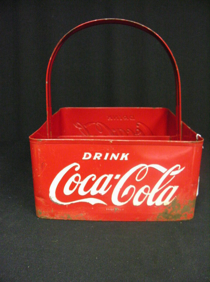 Appraisal: COKE COCA-COLA VENDOR BOTTLE CARRIER Circa 's- For vending at