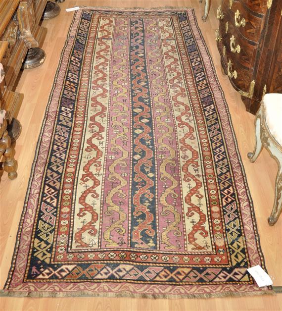 Appraisal: GENDJE CARPET antique Important traces of wear x cm