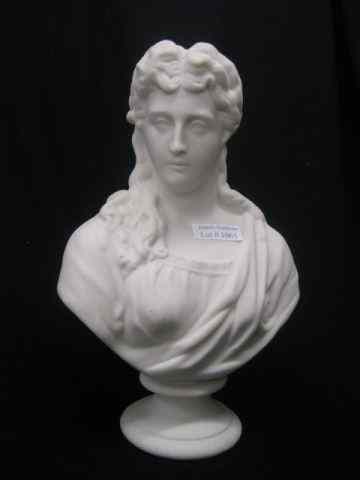 Appraisal: Parian Bust of a Lady pedestal base '' excellent