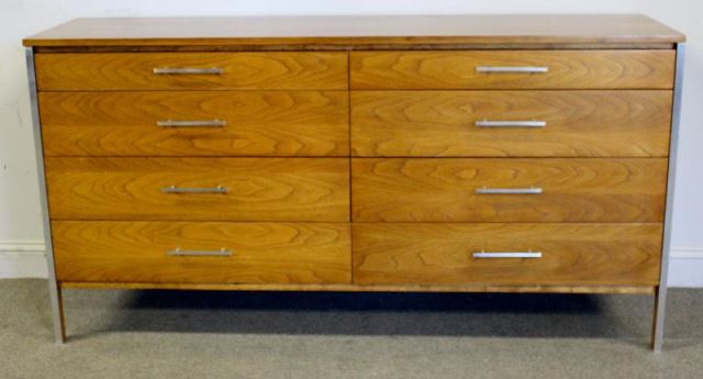 Appraisal: Midcentury Paul McCobb for Calvin Linear Dresser drawer cabinet with