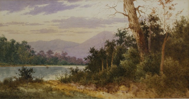 Appraisal: Gladstone Eyre - Landscape watercolour signed 'Gladstone Eyre' lower right