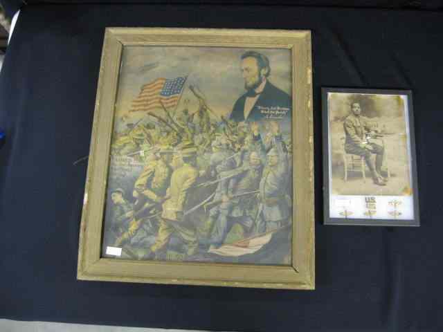 Appraisal: W W I Poster ''Colored Men True Sons ofFreedom'' along