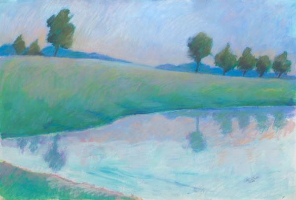 Appraisal: PETE CHRISTUS AMERICAN TH CENTURY x Stehr Lake Pastel on