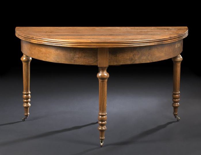 Appraisal: William IV Walnut Dining Table third quarter th century the