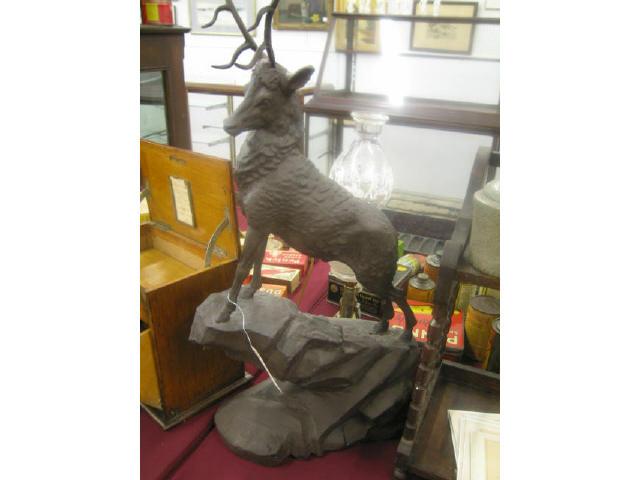 Appraisal: Victorian Plaster Statue of a Stag