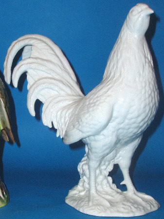 Appraisal: Rare Model Of A Gamecock In Opaque