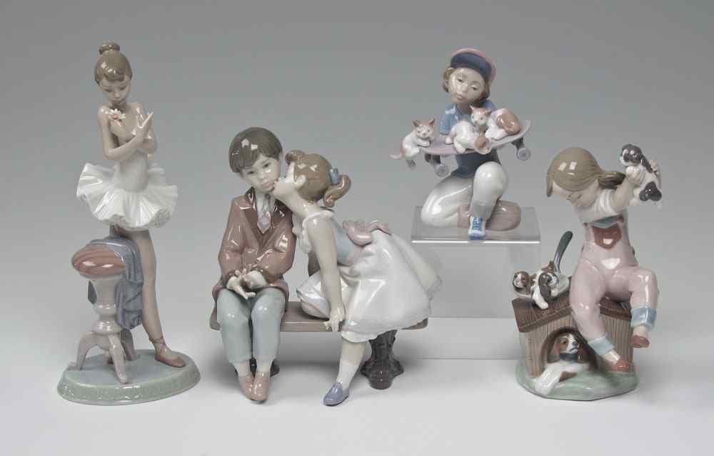 Appraisal: LLADRO PORCELAIN SOCIETY FIGURINES pieces to include designed by Salvador