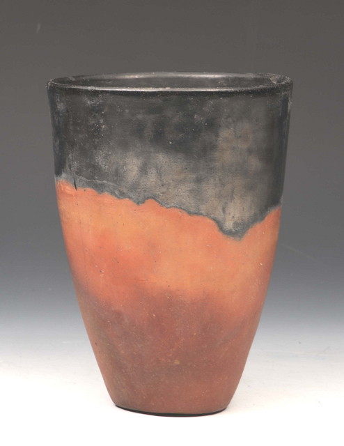 Appraisal: AN ANCIENT EGYPTIAN BLACK TOPPED RED WARE JAR possibly Naqada