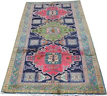 Appraisal: Kazak Carpet ca 's A vintage Kazak carpet approx '