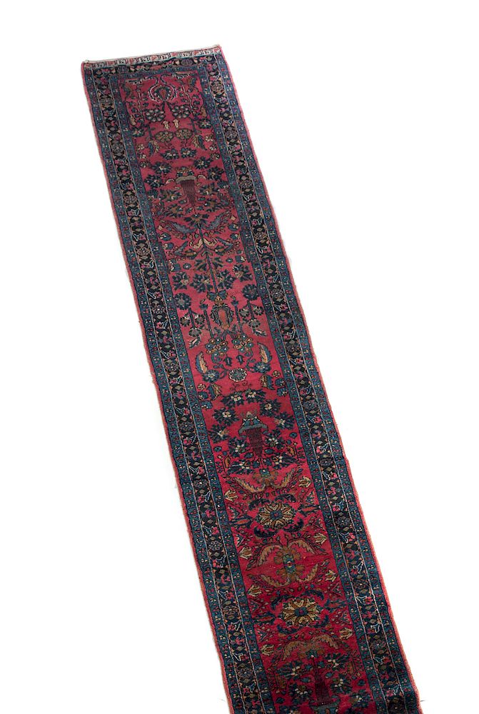 Appraisal: ' Antique Oriental Rug Runner Good condition with normal wear