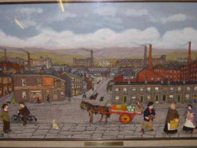 Appraisal: A WOOL FABRIC PICTURE by Ada Eastwood of Littleborough entitled