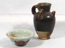 Appraisal: A mixed lot comprising an earthenware bowl cm diameter together