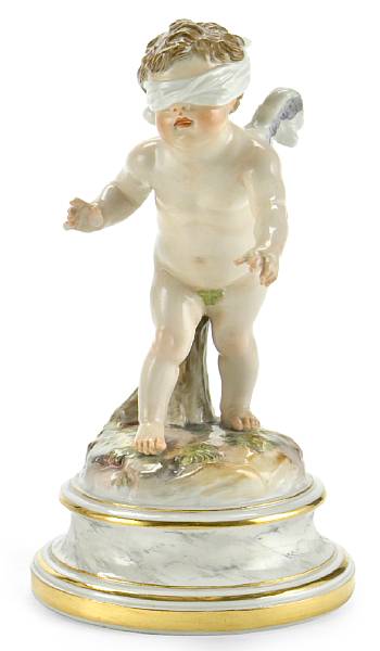 Appraisal: A Meissen porcelain figure of Cupid late th early th