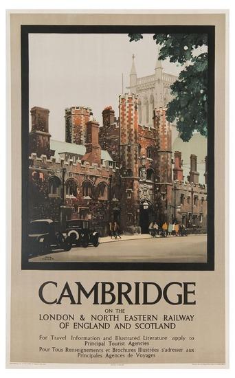 Appraisal: TAYLOR Fred - CAMBRIDGE LNER lithograph in colors c condition