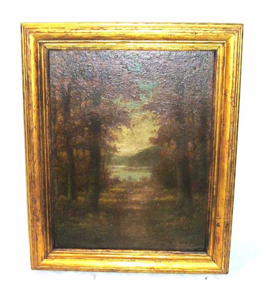 Appraisal: Autumn Landscape - Albert Francis King Oil on canvas on