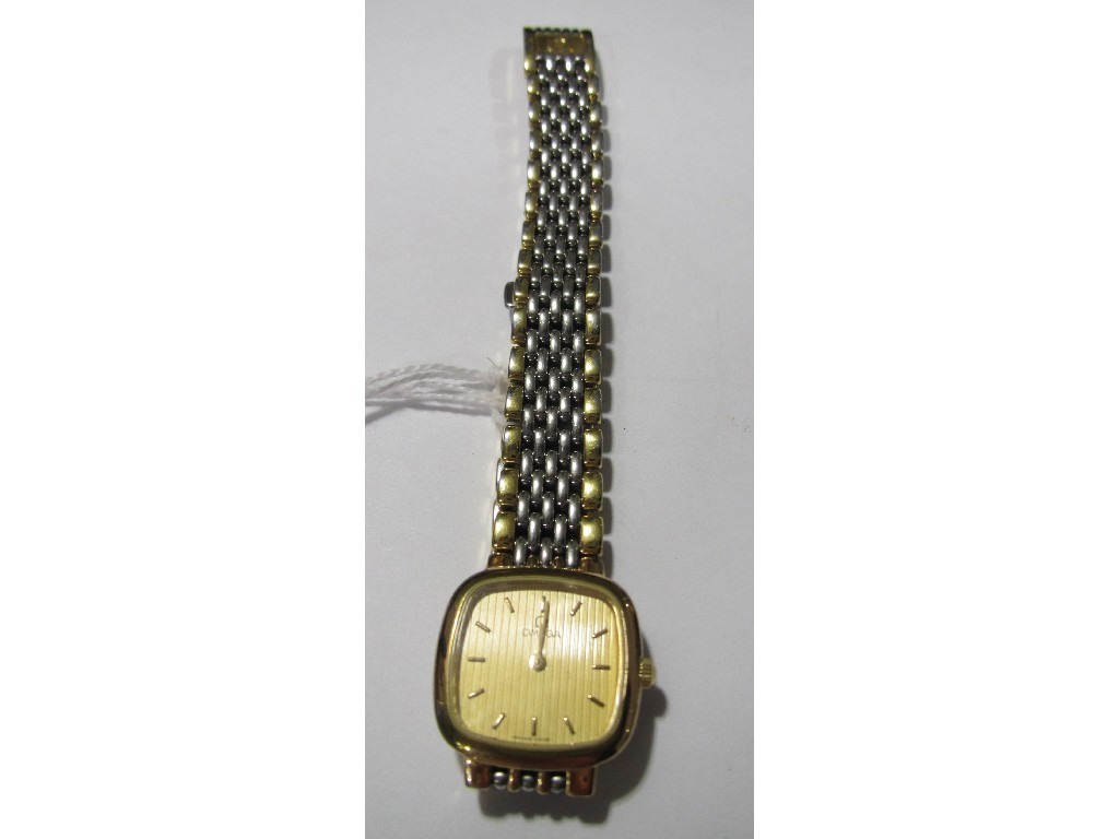 Appraisal: Ladies Omega De Ville wrist watch with square dial and