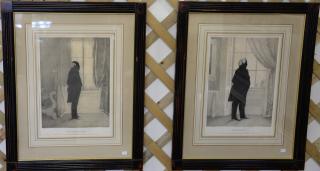 Appraisal: After William Henry Brown set of ten Kellogg silhouette lithographs