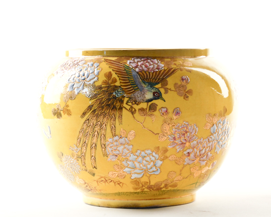 Appraisal: A th C Porcelain Jardiniere decorated in the Japanese style