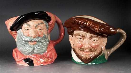 Appraisal: Two Royal Doulton character jugs ''Falstaff'' and ''Drake'' Estimate -