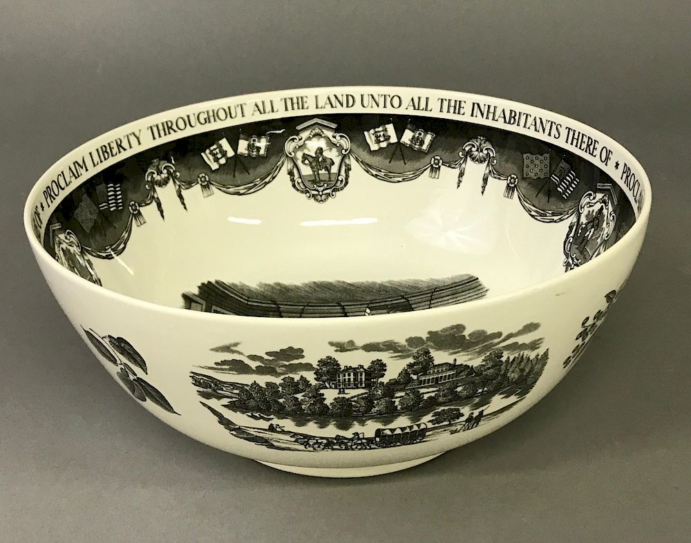 Appraisal: The Philadelphia Bowl by Wedgwood Wedgwood bowl known as the