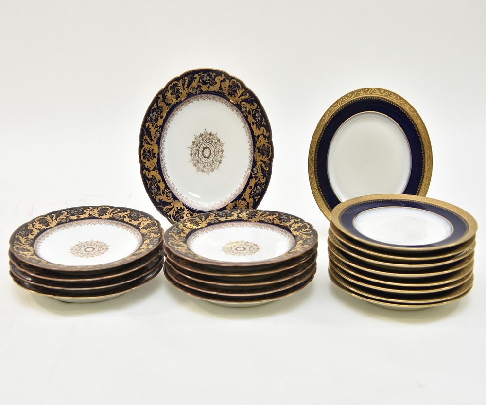 Appraisal: Gilman Collamore Co Porcelain etc Fine set of ten Gilman