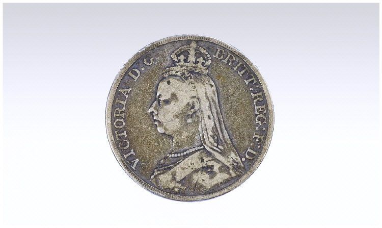 Appraisal: Silver Crown Worn