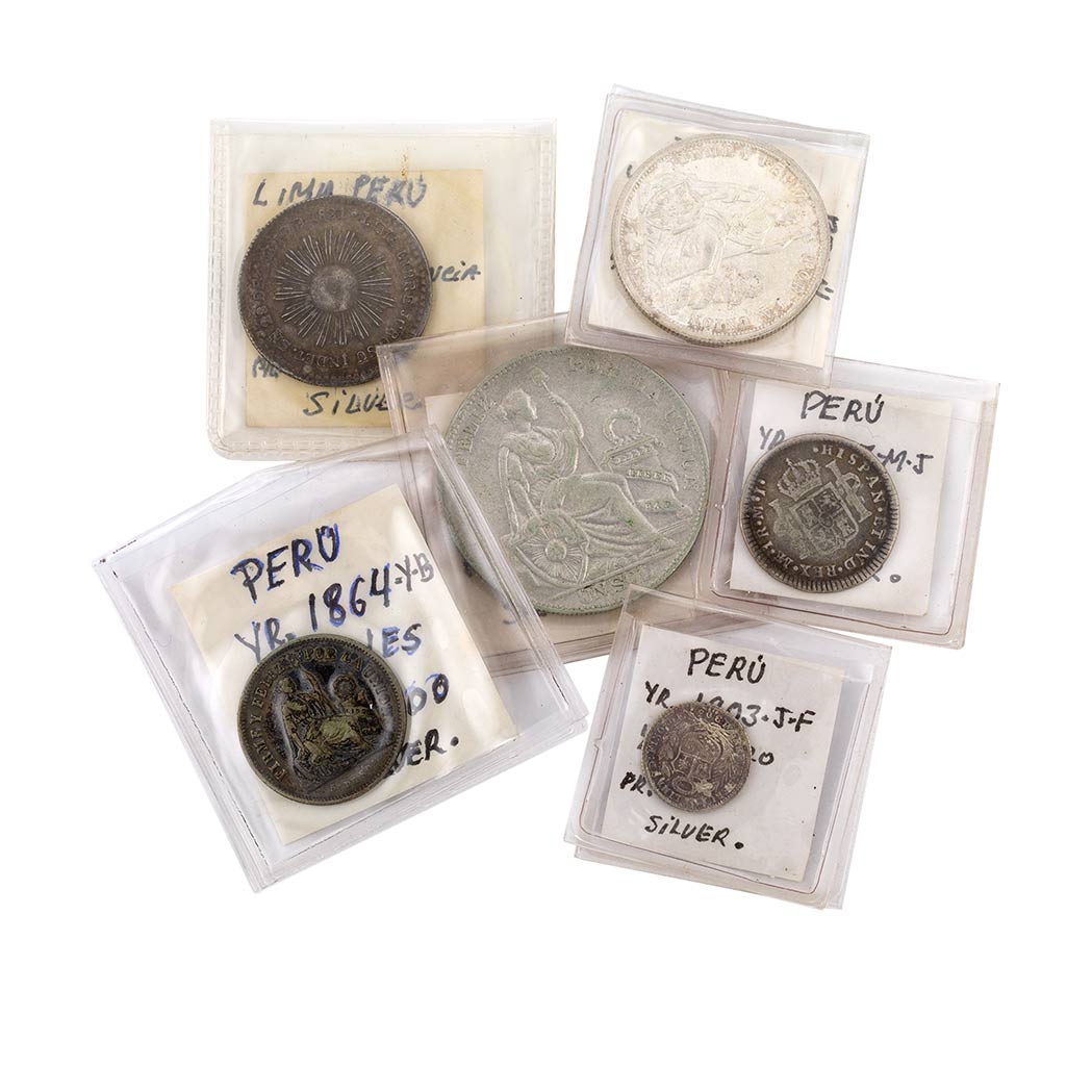 Appraisal: Peru Coin Group Attractive assortment of approximately one hundred forty