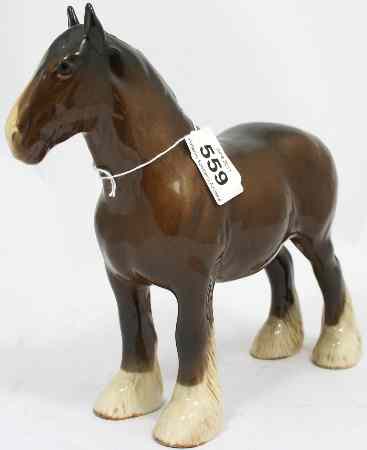 Appraisal: Beswick Shire Mare in Brown Gloss