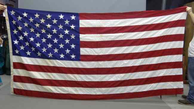 Appraisal: star American flag labeled ''Best Valley Forge Flag Company Inc