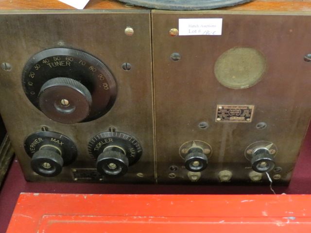 Appraisal: Westinghouse Detecting Amplifier mahogany case X