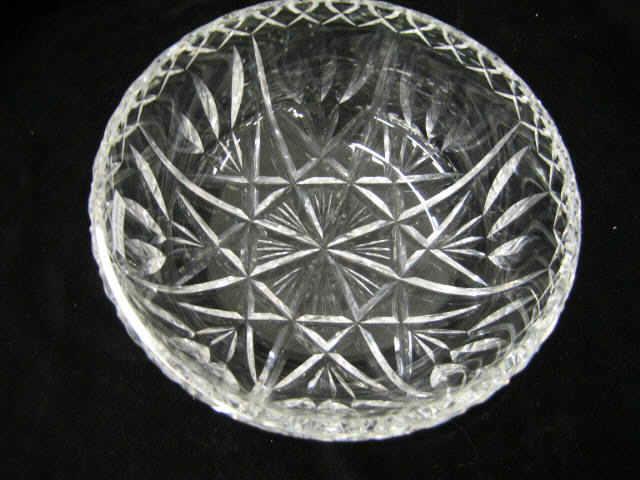 Appraisal: Waterford Cut Crystal Bowl diameter deep signed excellent