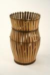 Appraisal: BASKET - Large th C maple sawn Shaker feather basket